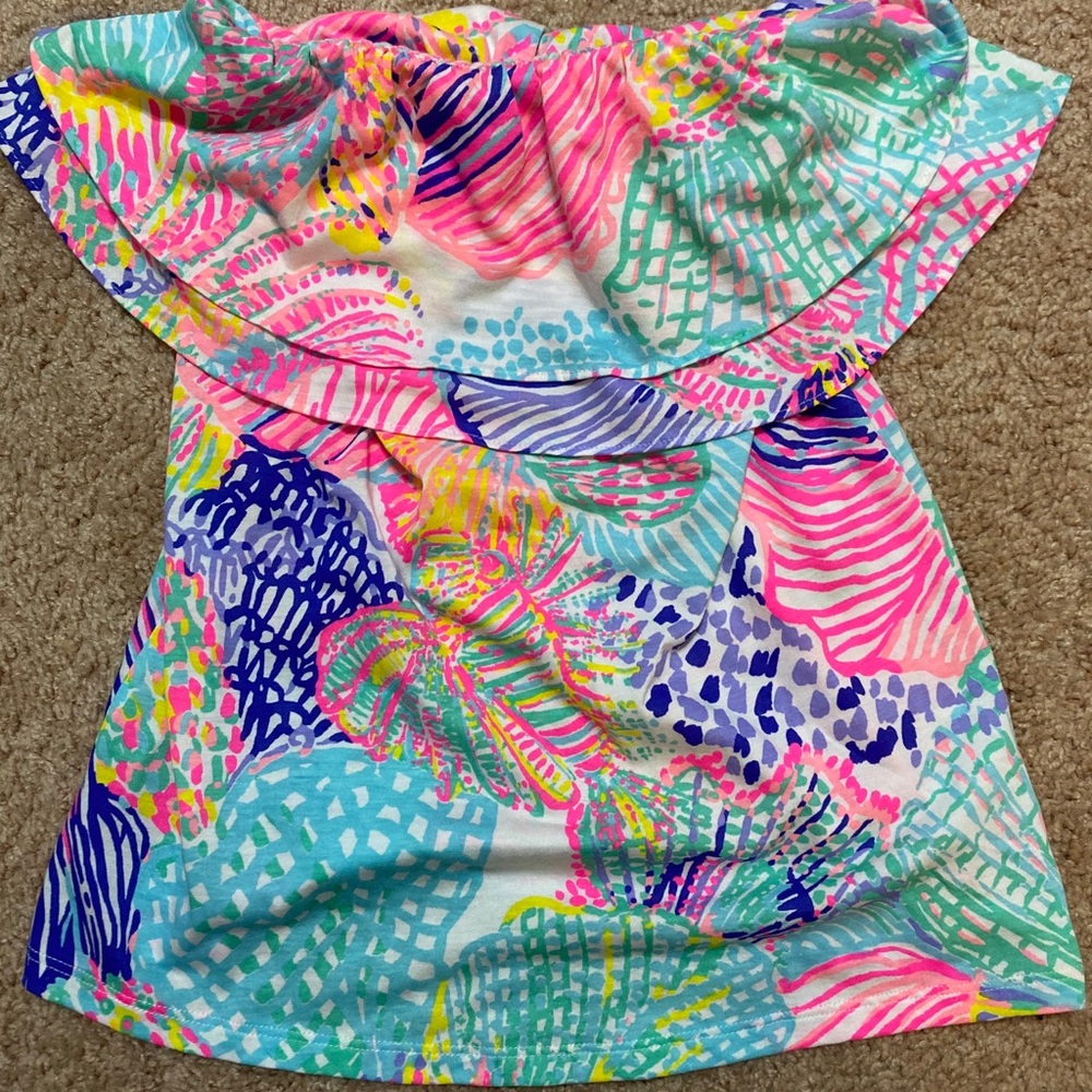 Lily Pulitzer off the shoulder top